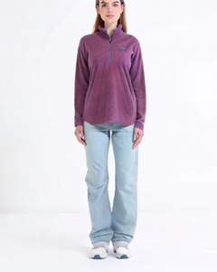 Women's Patagonia Purple Fleece Pullover Sweater Size S